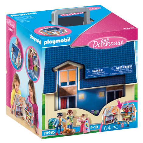 Playmobil Casă de Păpuși Mobilată, 4 Camere