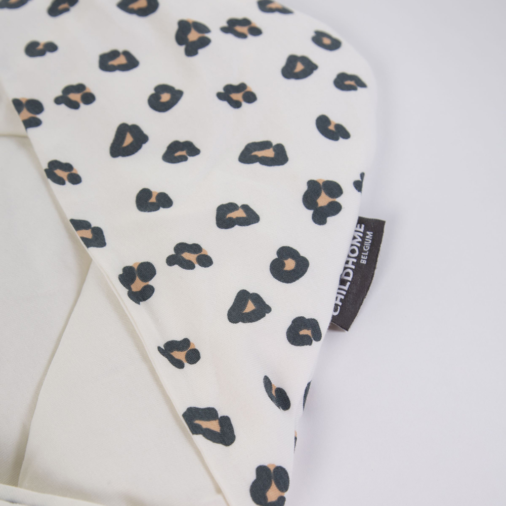 Paturica infasat Childhome Leopard, 75x75 cm - imagine 2