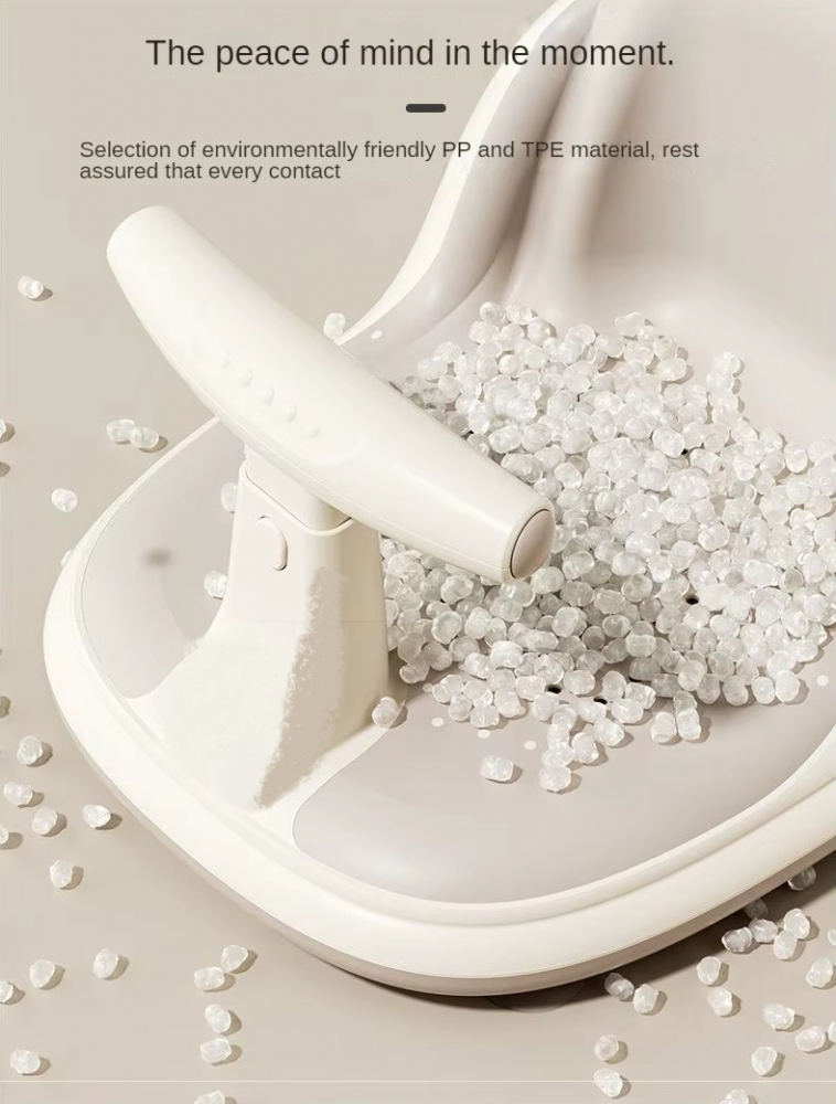 Scaun baie Little Mom Cream - Siguranță maximă - imagine 5