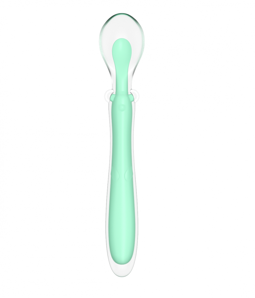 Linguriță Kikkaboo Ultrasoft Training Spoon, Mint - imagine 3