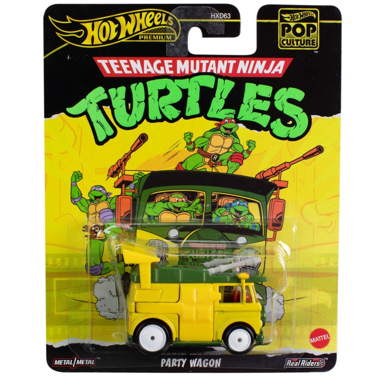 Hot Wheels TMNT Party Wagon 1:64 Metalică
