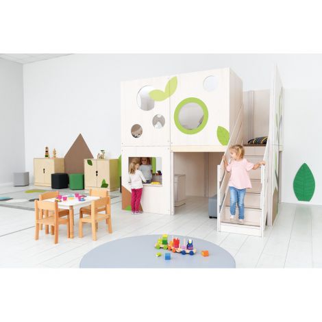 Complex Joacă Flora Moje Bambino - Lemn Interior - imagine 6