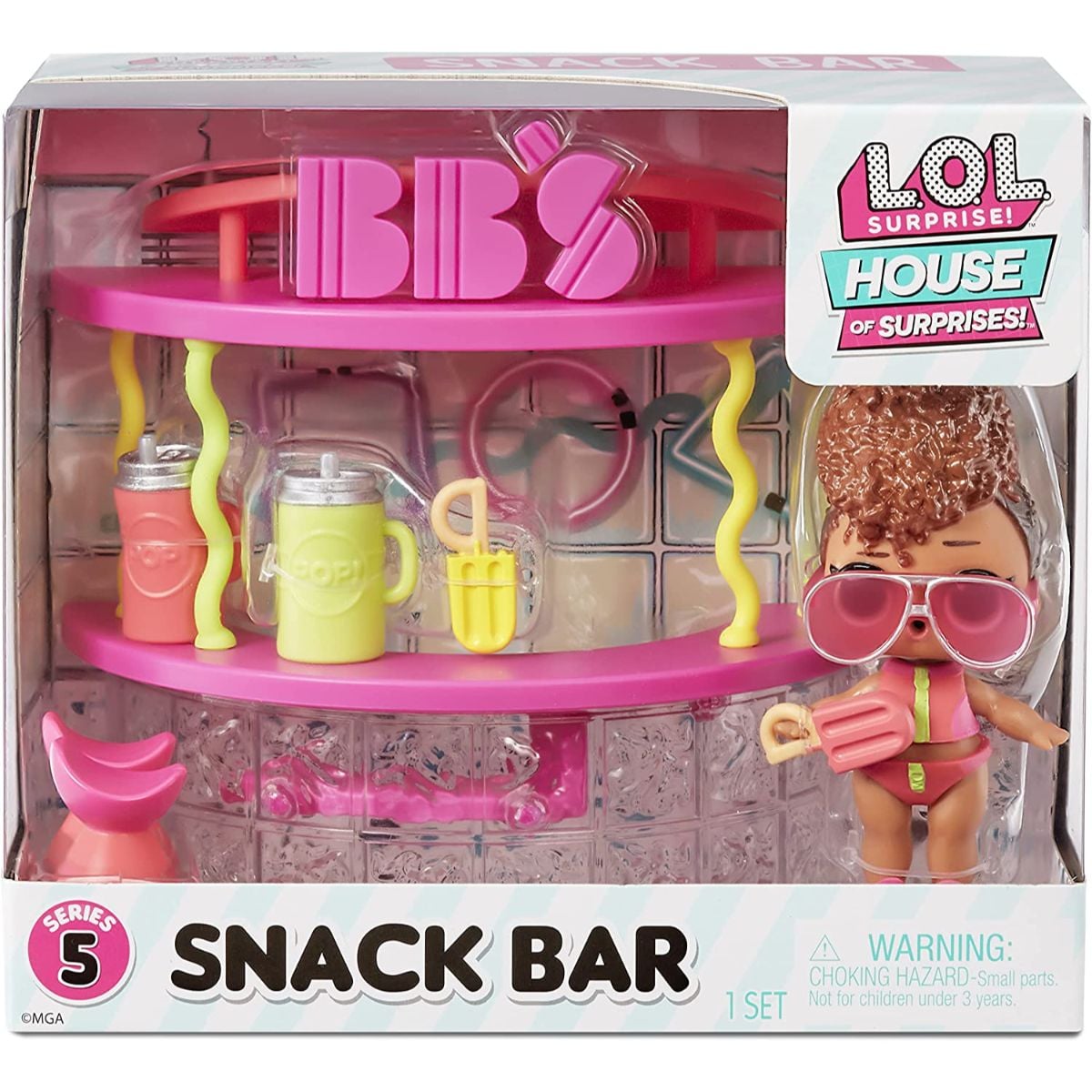 LOL Surprise Snack Bar cu Papusa Rip Tide