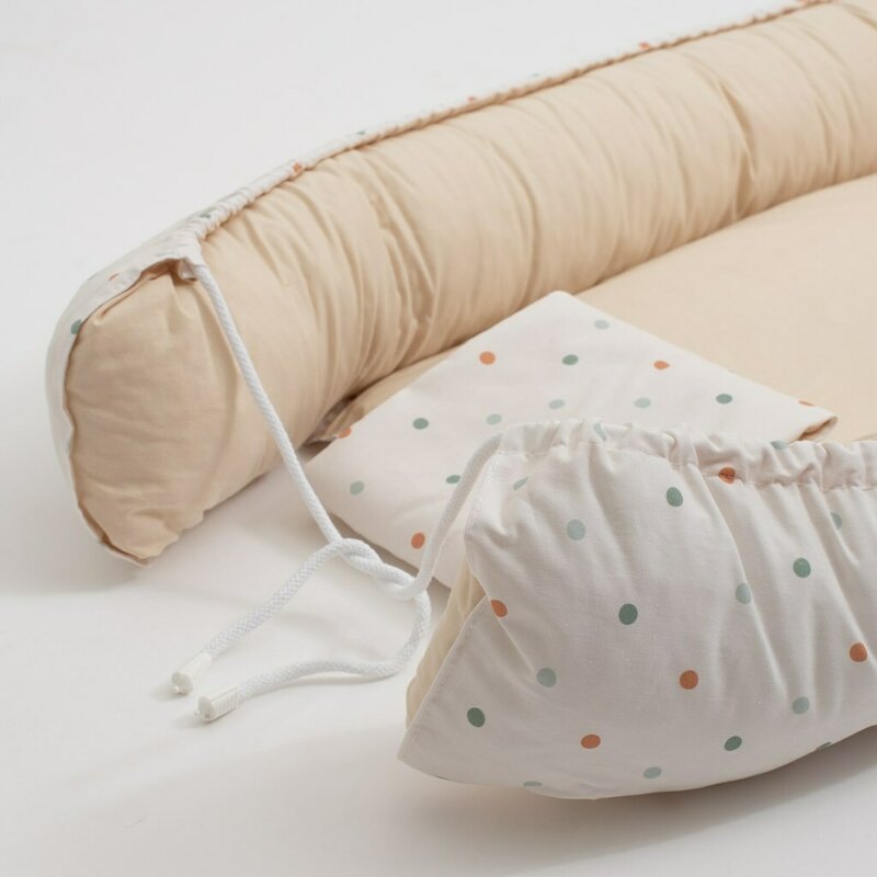 Cosulet Bebelus New Baby Baby Nest La Natura, 88x50 cm - imagine 3