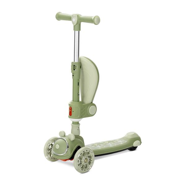 Lorelli Swiftie Green - Trotineta cu LED si Muzica - imagine 3