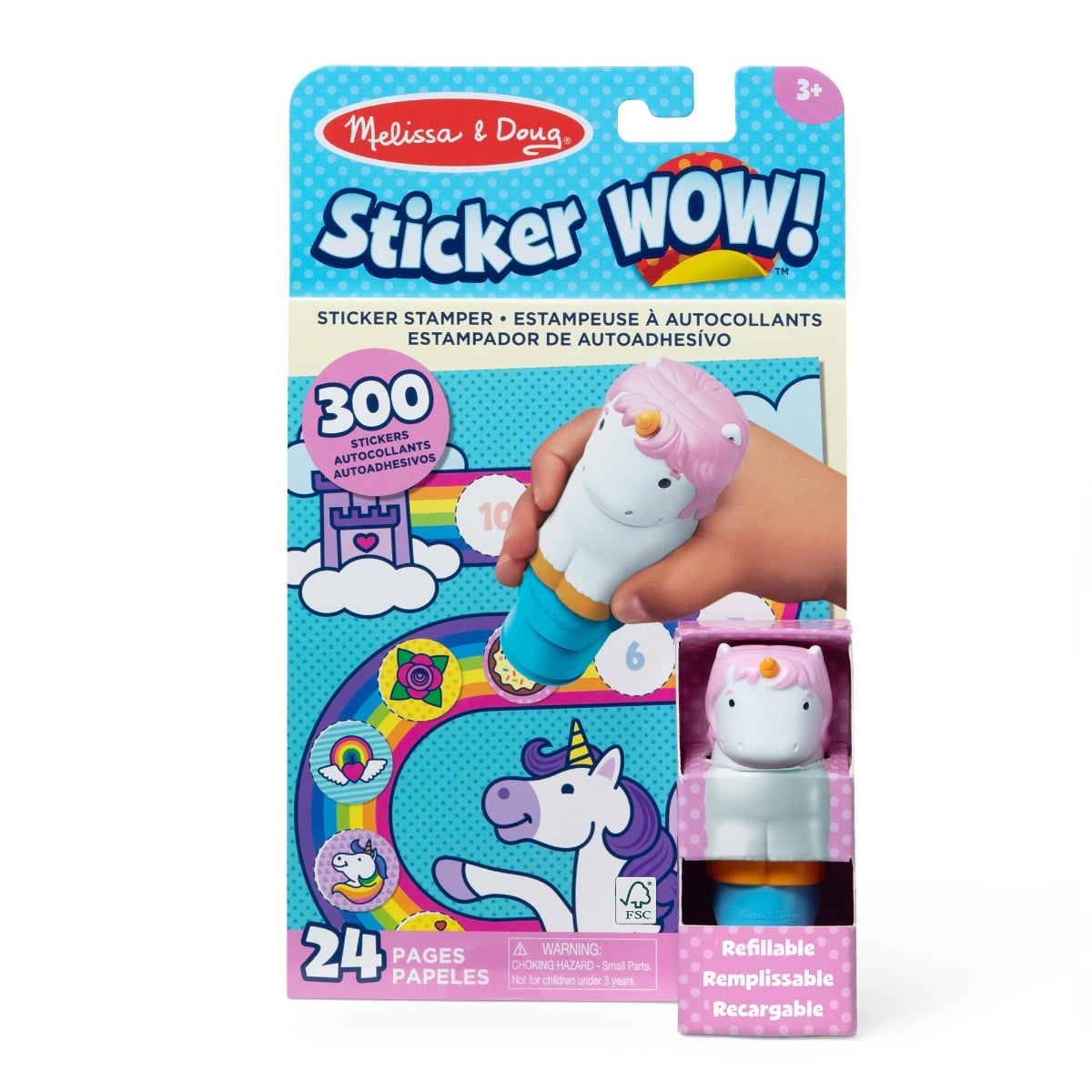 Melissa & Doug Set Activități cu Autocolante Unicorn