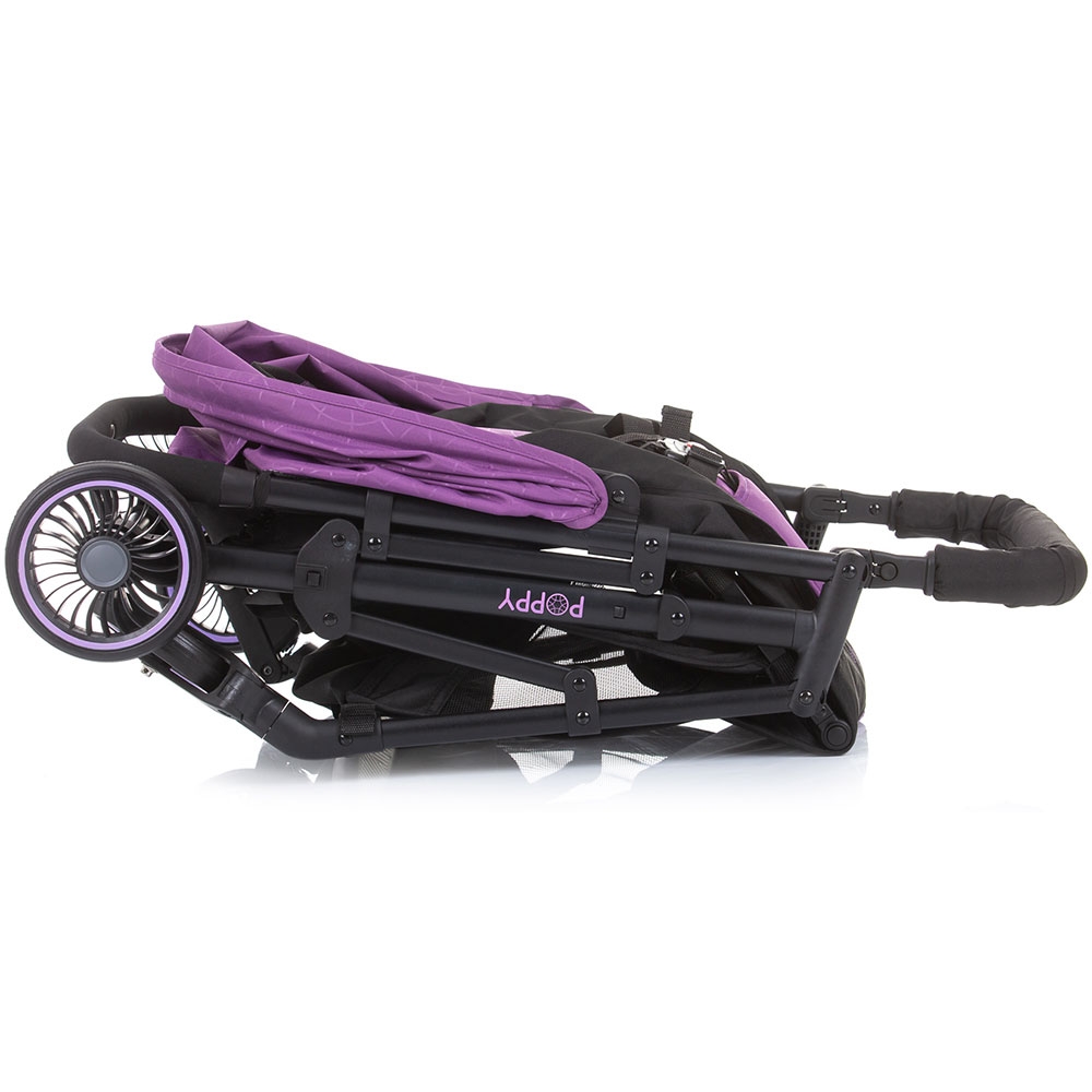 Carucior Sport Chipolino Poppy Lavender, Usor si Compact - imagine 3