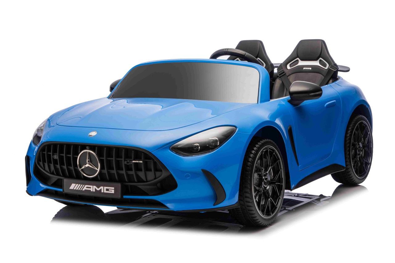Masinuta electrica pentru copii 3-10 ani cu 2 locuri, Mercedes AMG GT63 NOU XXL 24V 800W 4x4 Albastru - Autokids.ro