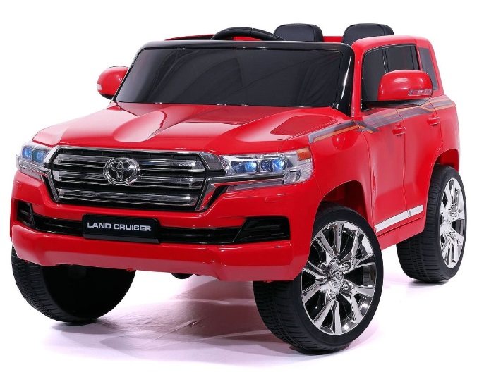 Masinuta Electrica Toyota Landcruiser Rosu - imagine 3