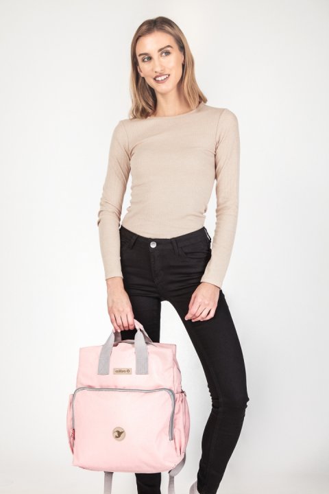Geanta Carucior Colibro Pop Flamingo | 10 Buzunare - imagine 9