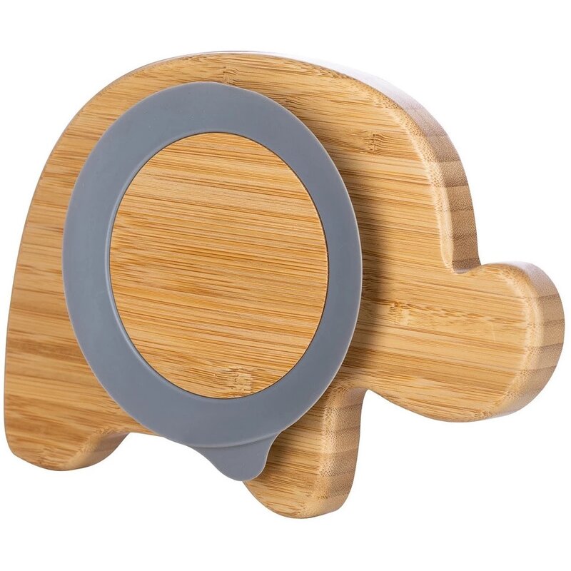 Farfurie Bambus FreeON Elephant cu Ventuza - imagine 2