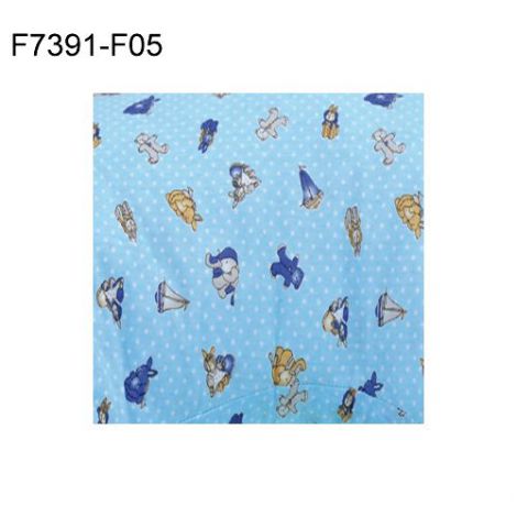 Husa Bumbac Perna Alăptare Fiziologică Fiki Miki, Bleu