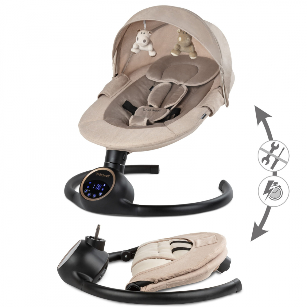 Kidwell Reve Balansoar 2in1 Bluetooth Bej - imagine 4