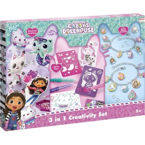 Set Creativ 3 in 1 Gabby's Dollhouse | Totum