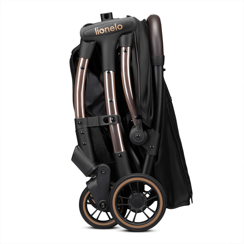 Lionelo Julie One Carucior Compact, 0-22kg, Negru-Auriu - imagine 5