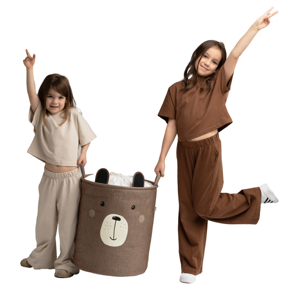 Cos Pliabil Sipo Jucării Brown Bear Premium XL - imagine 4