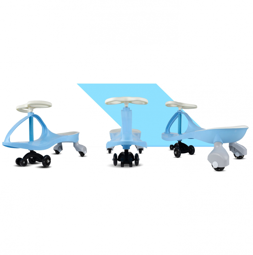 PlasmaCar Malplay Blue, Fără Pedale, Roti Luminoase - imagine 11