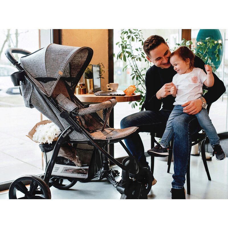Carucior Sport Lionelo Annet Tour Negru - imagine 3
