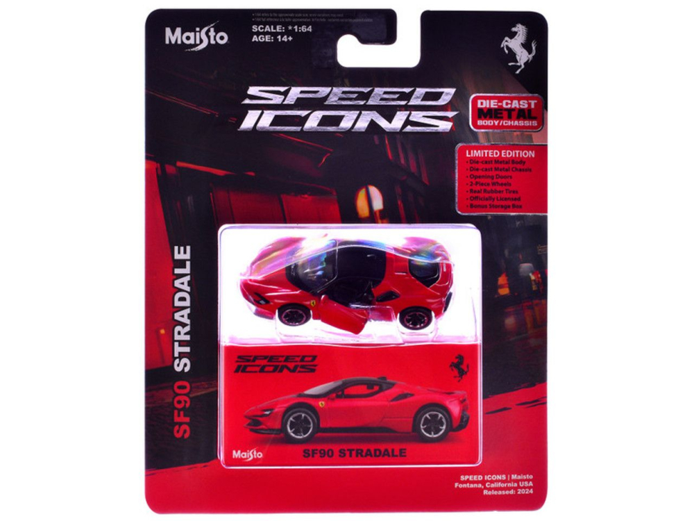Maisto Ferrari SF90 Stradale 1:64 Metalic