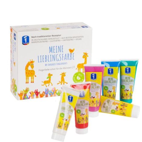 Set Vopsea Pictură Degete Feuchtmann 6 Culuri