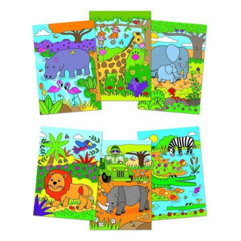 Carte de colorat Safari cu Apa Galt - imagine 2