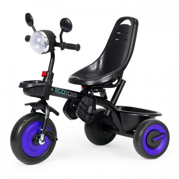 Ecotoys Tricicleta 3in1 Albastru Copii 6luni-6ani - imagine 2