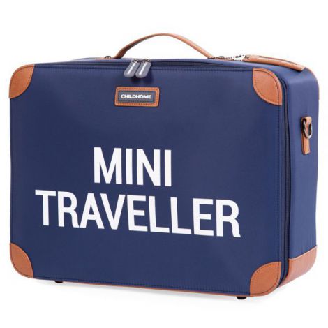 Valiza Childhome Mini Traveller Bleumarin - Compactă - imagine 3