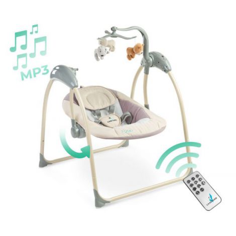 Leagan Electric Caretero LOOP cu Telecomanda Beige - imagine 11