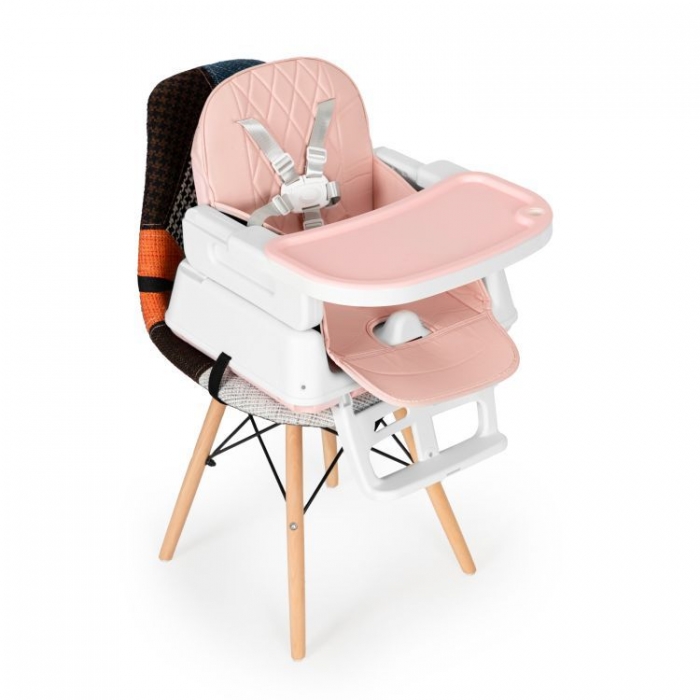 Ecotoys HA-009 Roz Scaun Masa 3 in 1 Modulabil - imagine 5