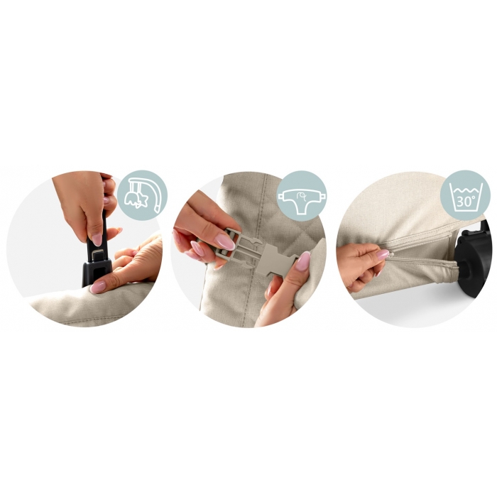 Balansoar 2in1 Nukido cu jucării - Relaxare & Siguranță - imagine 7
