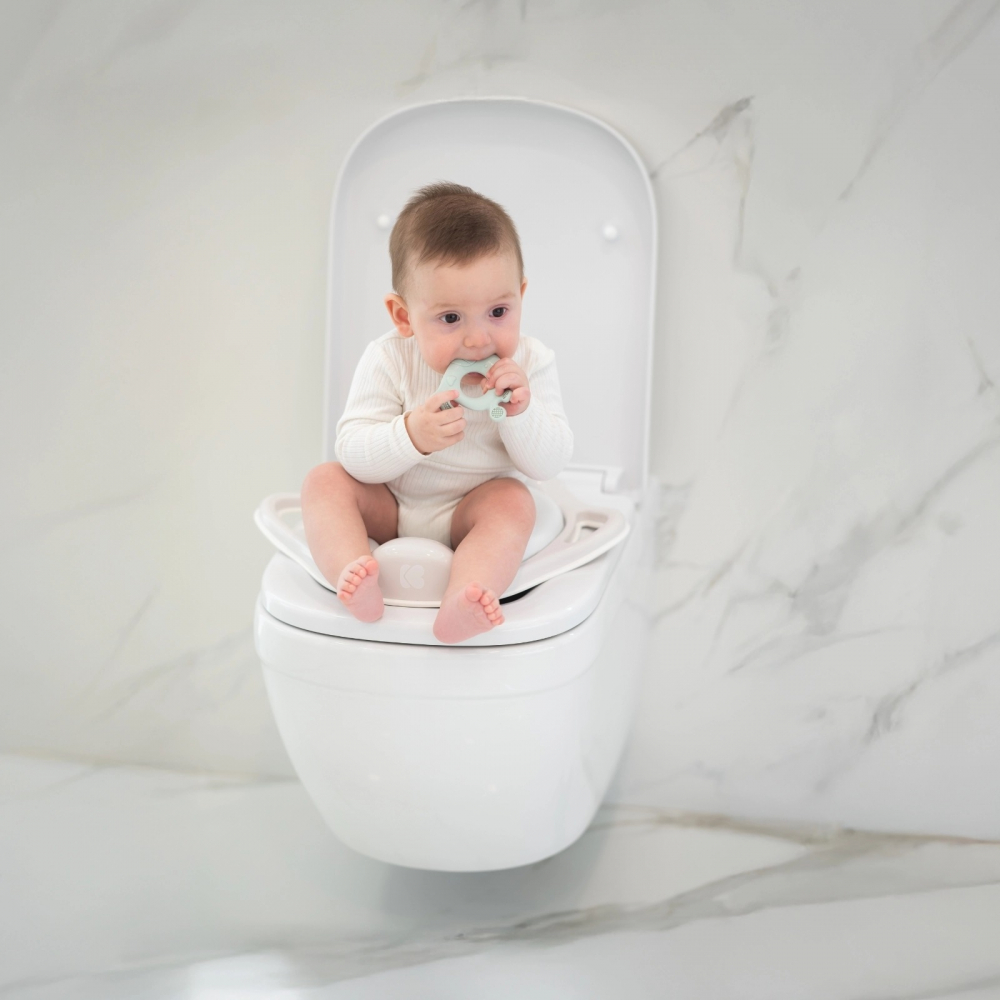 Reductor toaletă KikkaBoo Soft Hippo Pink - imagine 5