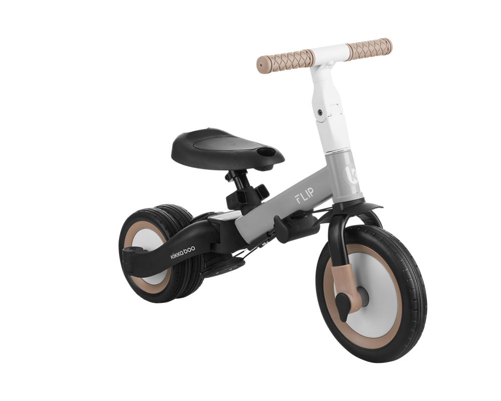 Tricicleta KikkaBoo Flip Grey 5 in 1 - imagine 6
