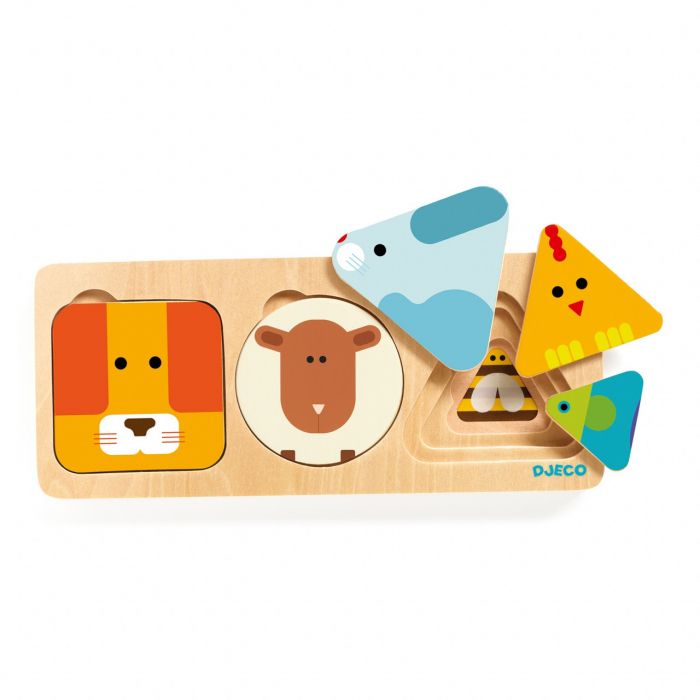 Jucărie Montessori Anima Basic Djeco, Lemn