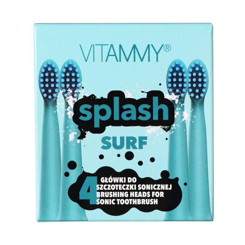 Set 4 Rezerve Periuță Vitammy Splash Surf Albastru - imagine 3