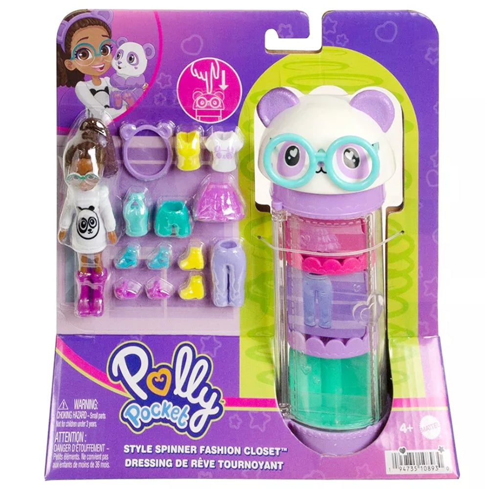 Papusa Polly Pocket Shani cu Dulap Fashion Panda