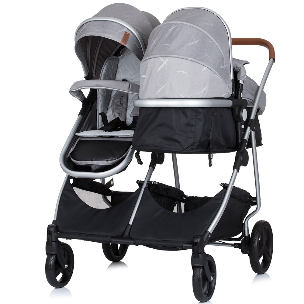 Chipolino Duo Smart 2 in 1 Anthracite Carucior Gemeni - imagine 2