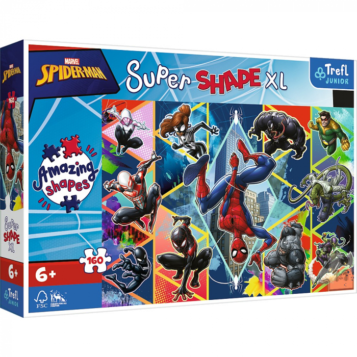 Puzzle Trefl Primo Spiderman 160 piese XXL