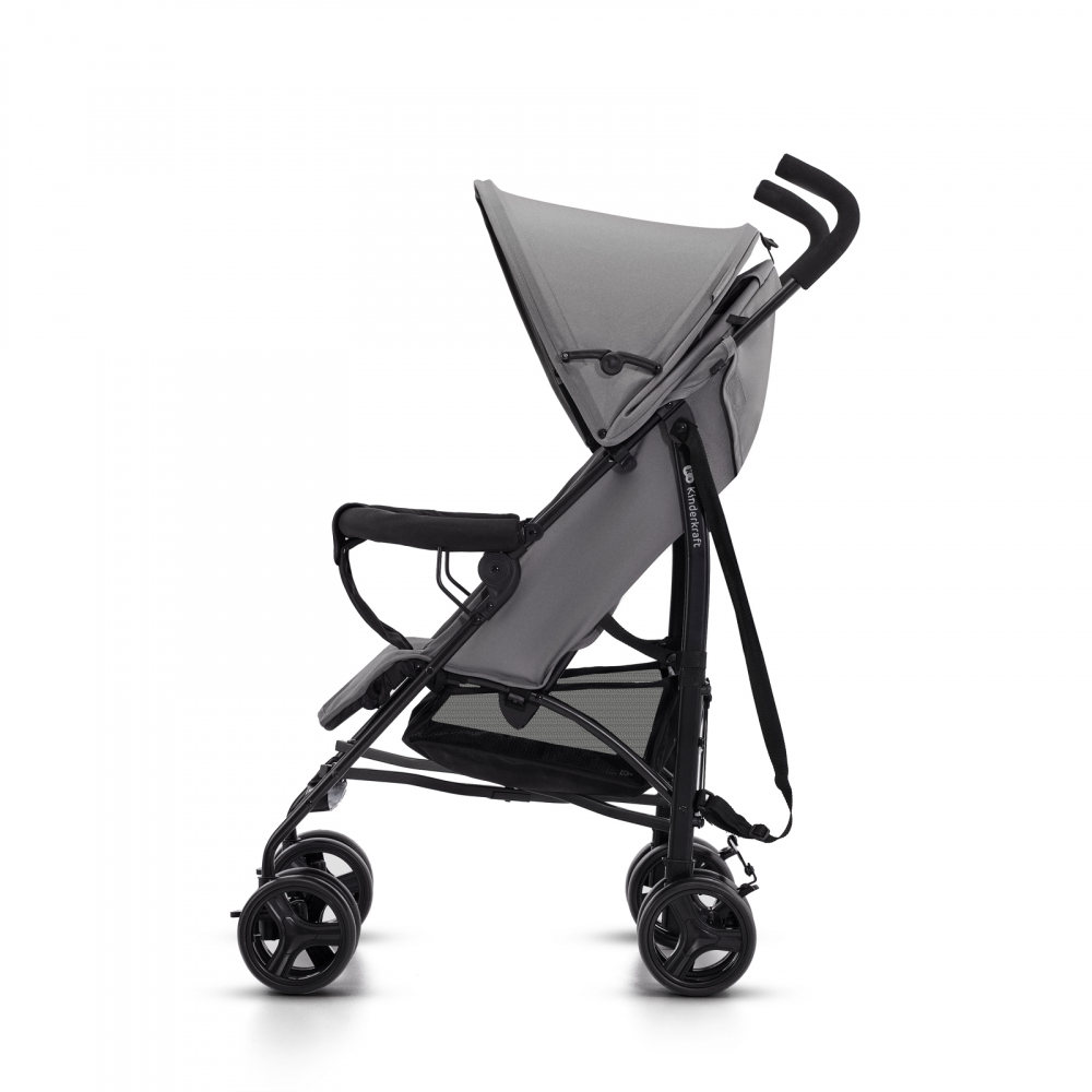 Carucior Kinderkraft TIK Stone Grey, Ușor 6.5kg - imagine 3