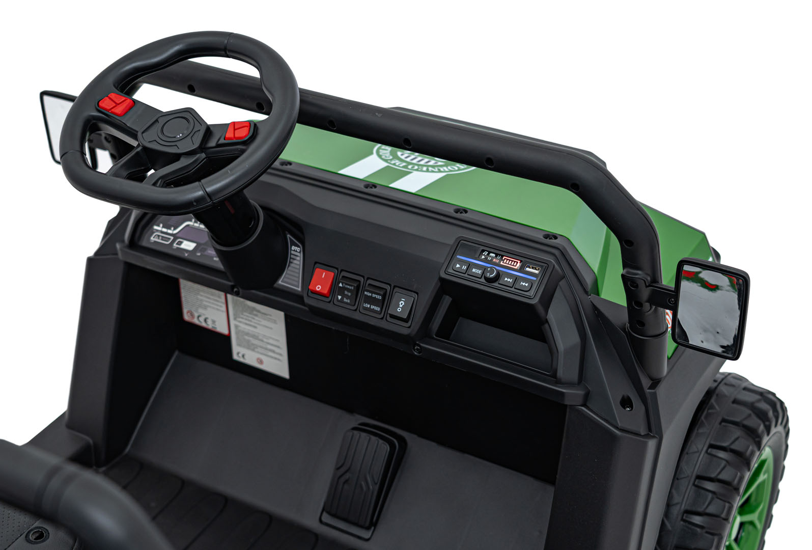 Masinuta Electrica UTV Champion 2 Locuri 24V Verde - imagine 7