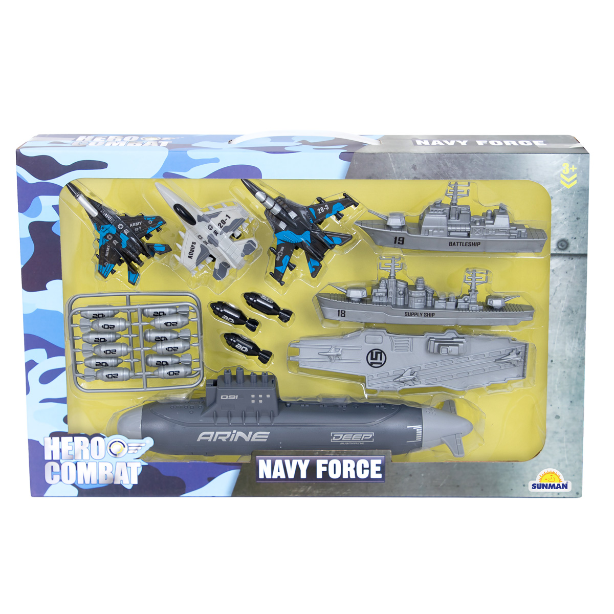 Set Navi Force Hero Combat - Submarin si Avioane