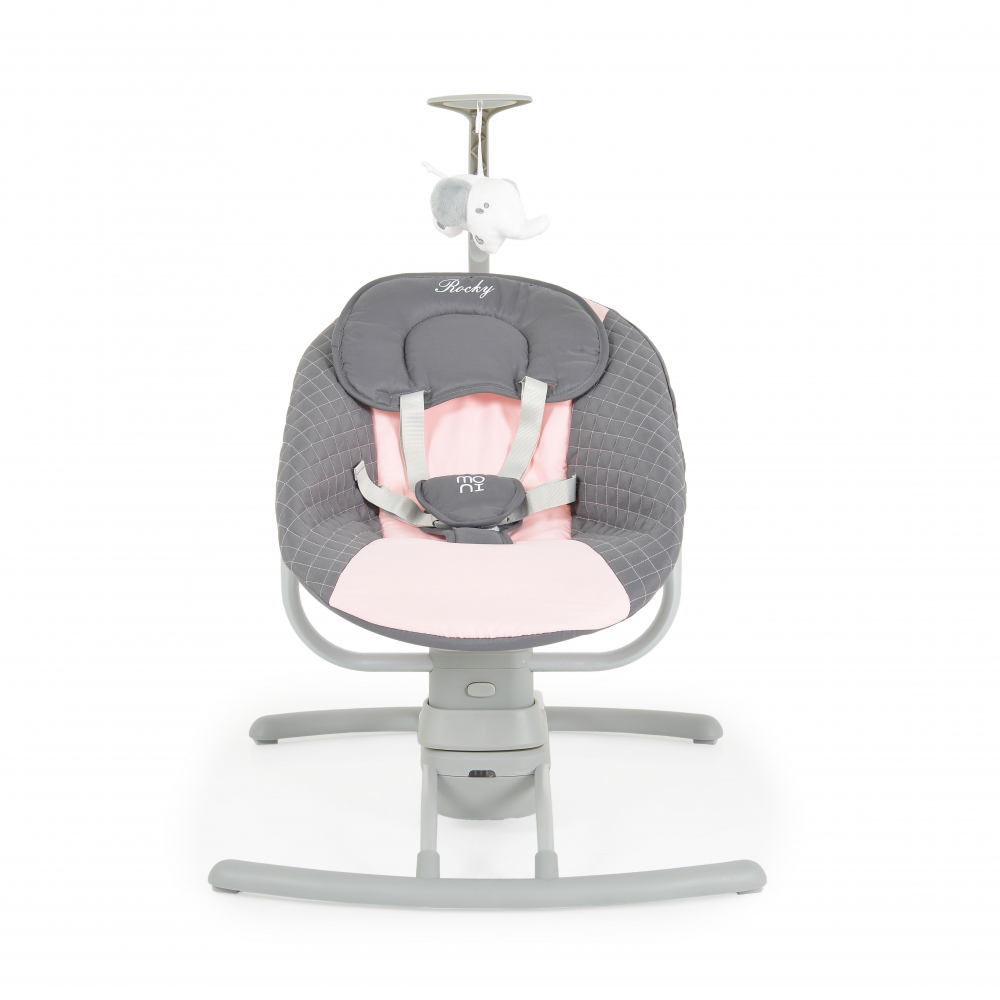 Leagan Electric Moni Rocky Pink cu Telecomandă - imagine 3