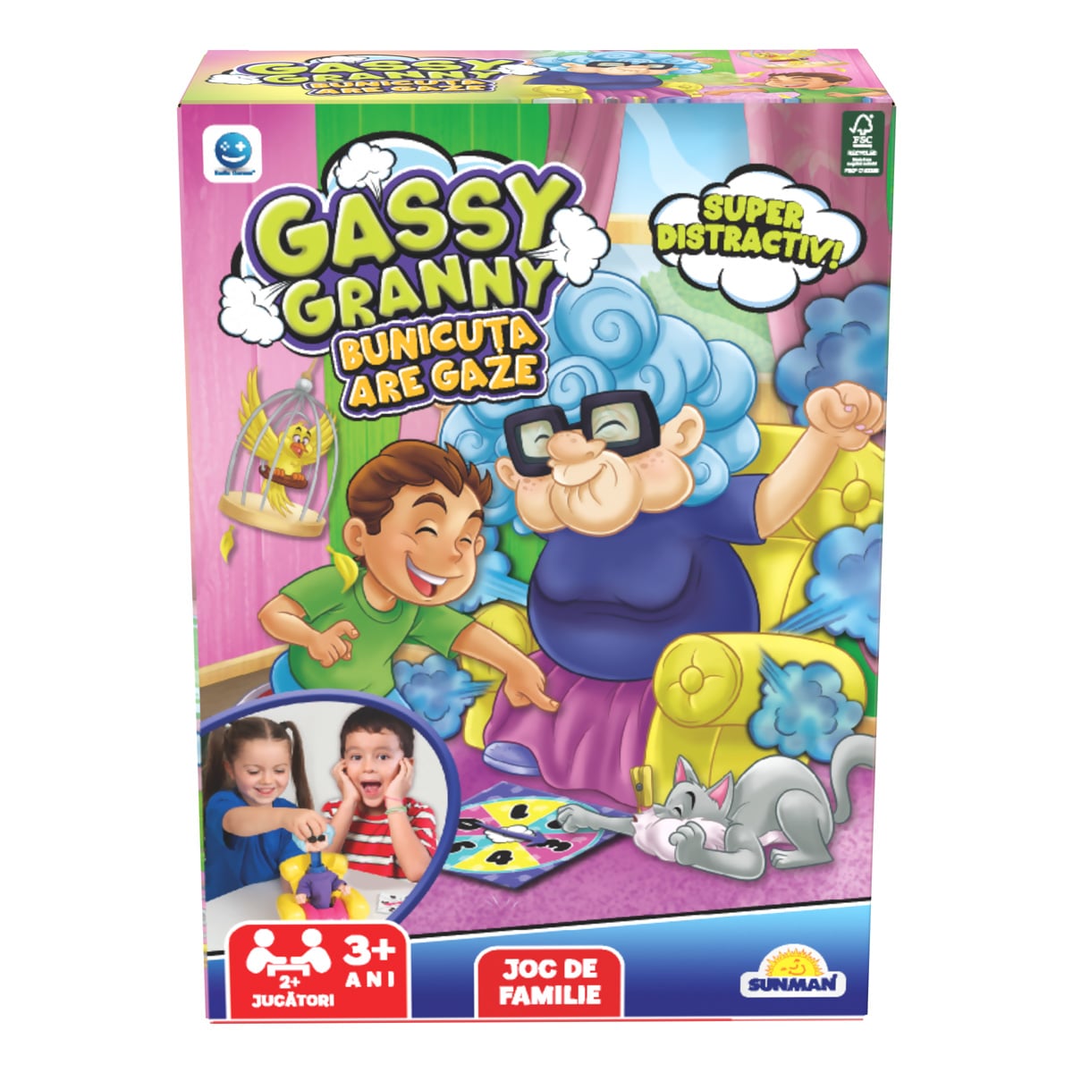Joc de Societate Smile Games Gassy Granny