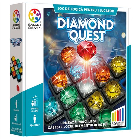 SmartGames Diamond Quest | Joc Logica 80 Provocari