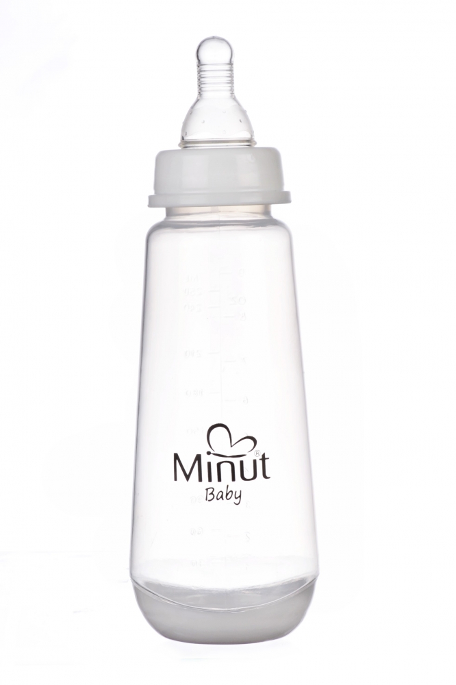 Biberon Minut Baby 3+ 250ml Silicon Fără BPA