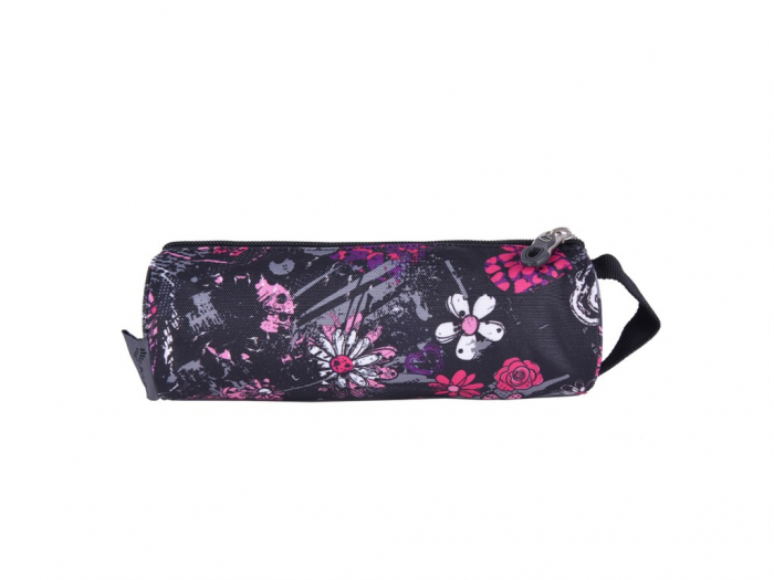 Penar Etui Pulse Black Flower, 1 Compartiment