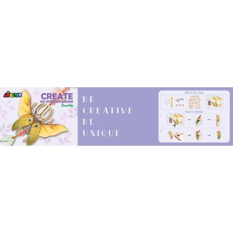 Breloc Carabus Avenir - Set Creativ Lemn - imagine 6