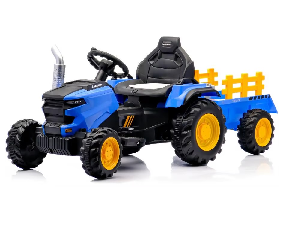 Tractor Electric Nichiduta Powerful Blue 12V - imagine 3