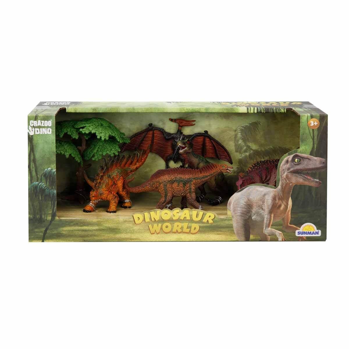 Set Figurine Dinozauri Crazoo Huayangosaurus