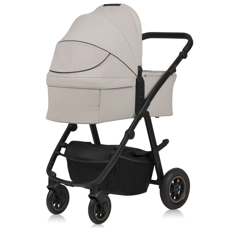 Lionelo Amber Plus 2 in 1 - Carucior Premium Bej - imagine 5