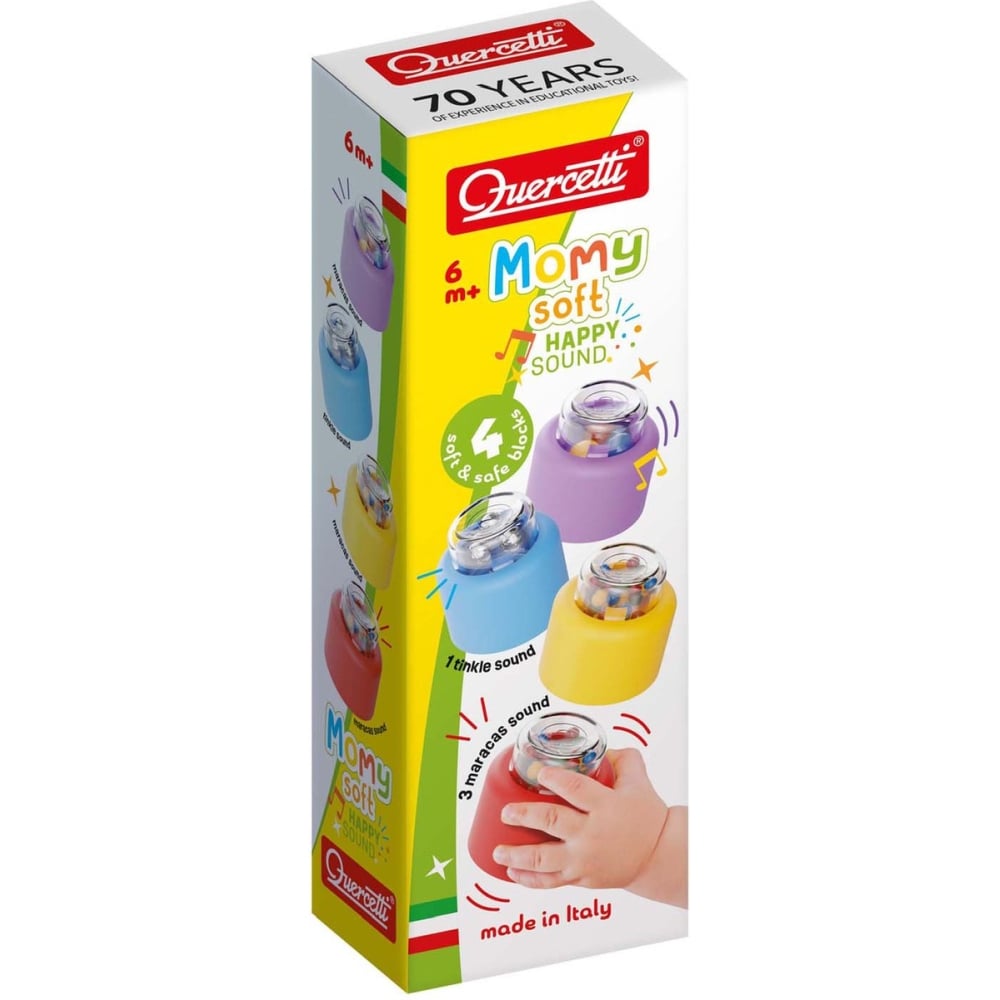 Set Blocuri Quercetti Momy Soft, 4 Piese